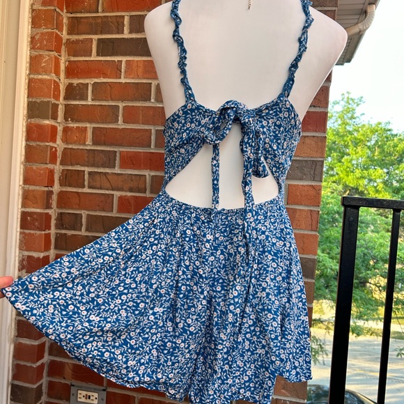 Princess Polly Blue and White Floral Mini Dress - Picture 5 of 7